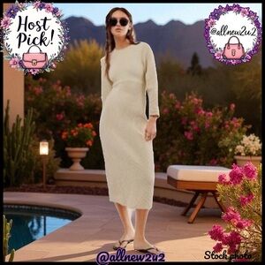 Free People 2025 Gaby Seamless Midi Knit Midi Maxi Dress Multi-HP